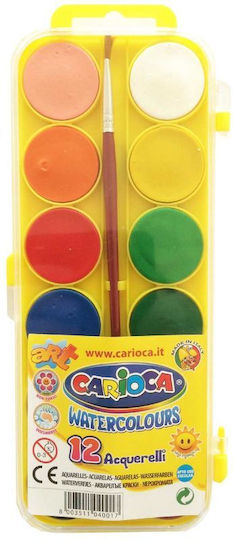 Carioca Set of Watercolours Multicolored 12pcs