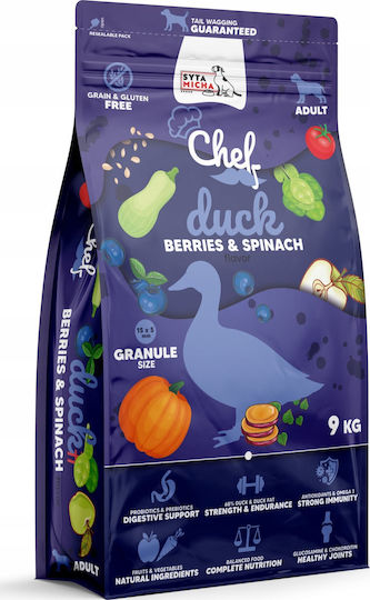 Syta Micha 9kg Dry Food Grain-Free & Gluten-Free for Adult Dogs with Duck