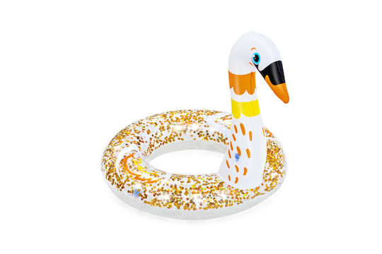 Bestway Детски Плувен Кръг Swan с Диаметър 61см. от 0 Години Бял