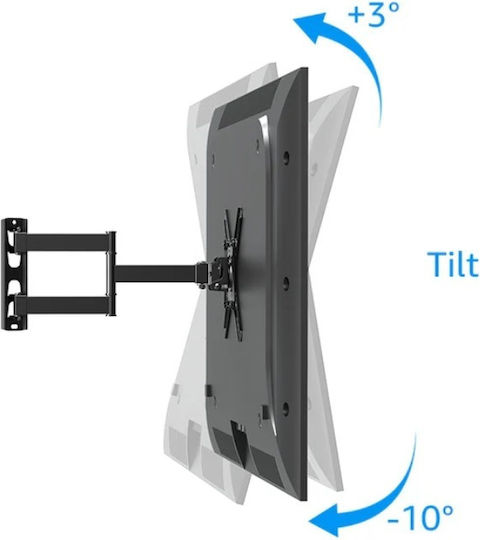 Osio OSM-7833 Wall TV Mount up to 42" Black