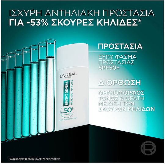 L'oreal Paris Promo Bright Reveal Niacinaminde Dark Spot Serum Ενυδατικός Ορός Προσώπου Κατά Κηλίδων 30ml & Dark Spot Uv Fluid Spf50+ 50ml