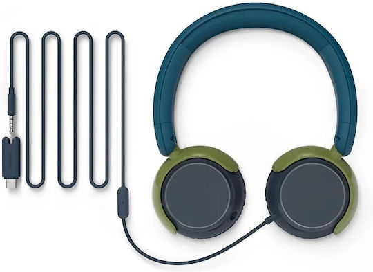 Philips TAK2000CT Ενσύρματα Παιδικά On Ear Ακουστικά Μπλε