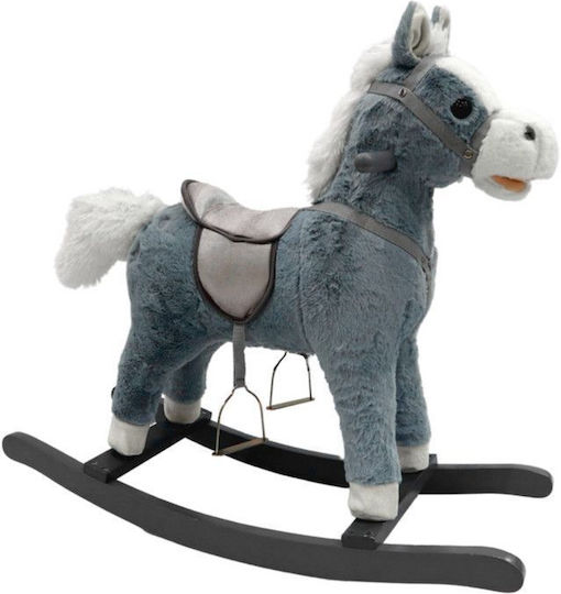 Lean Toys Schaukelspielzeug Pferd Gray