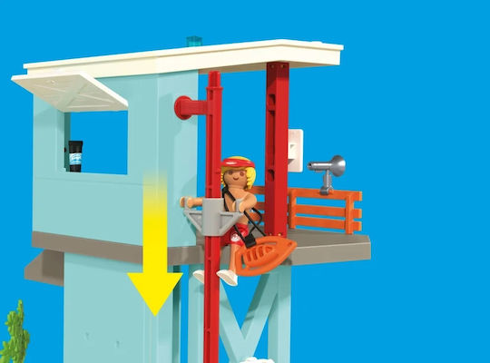Playmobil Моят живот Кула на спасителя и плажно превозно средство за 4-10 години