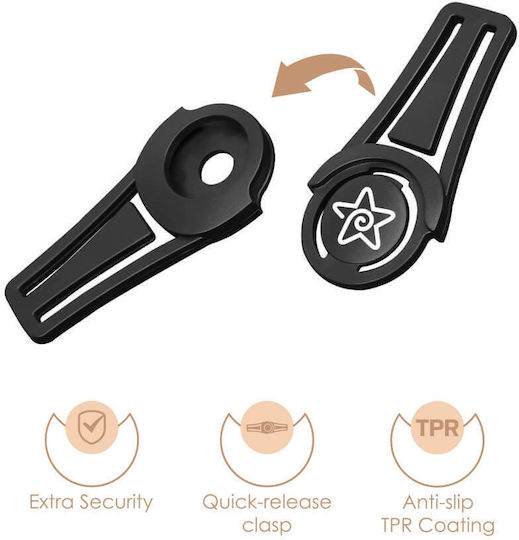 Bebe Stars Seat Belt Safety Black Stars