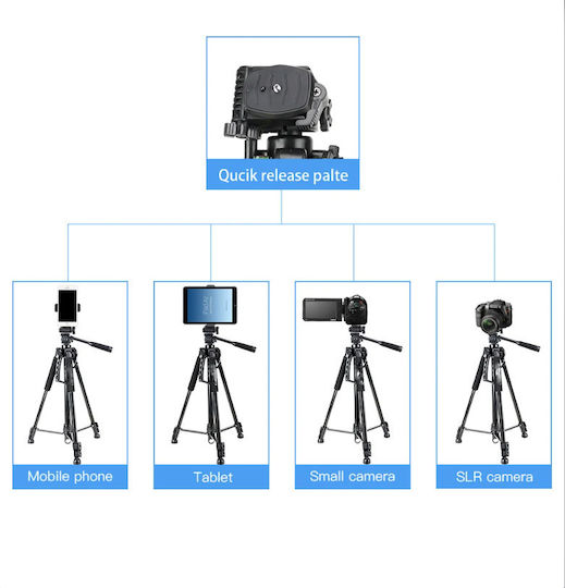 Kamerastative aus Aluminium bis 150cm und Belastbarkeit 3kg