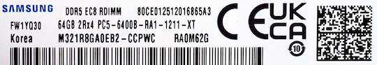 Samsung DDR5 с Модул 1x64GB за Настолен Компютър