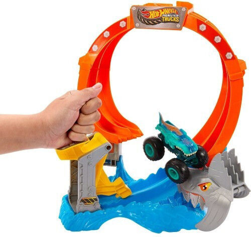 Hot Wheels Писта Акула 1:64 Monster Truck за 4+ Години