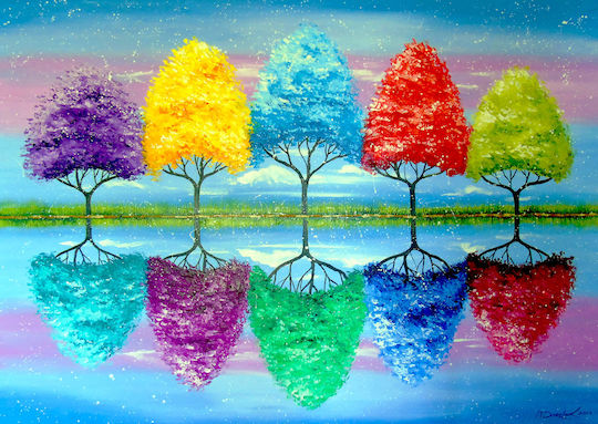 Each Tree Has Its Own Colorful History Puzzle 2D 1000pcs