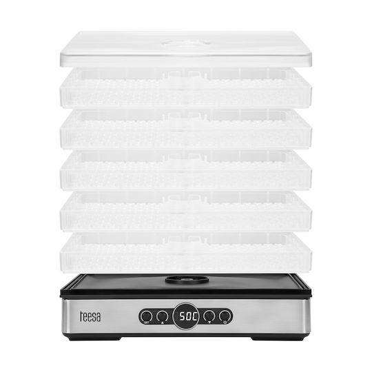 Lech Food Dehydrator With 5 Shelves And Adjustable Temperature 35-70°C