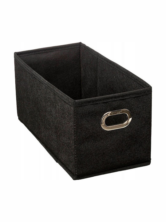 5Five Χάρτινο Κουτί Αποθήκευσης Μαύρο 15x31x15cm