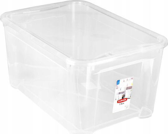 Transparente T-Box S 20l 26,5x38x28,5cm Deckel