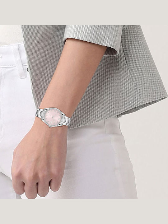 Parisienne Women's Watch with Silver Metal Bracelet