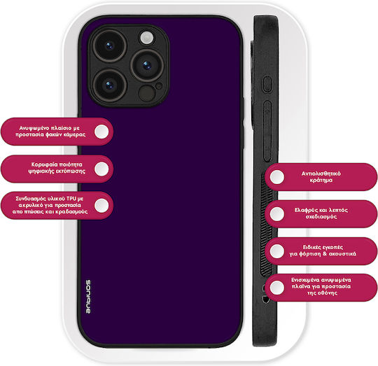 Husă Sonique Colorbloc Series Realme GT 7 Pro 5G Violet