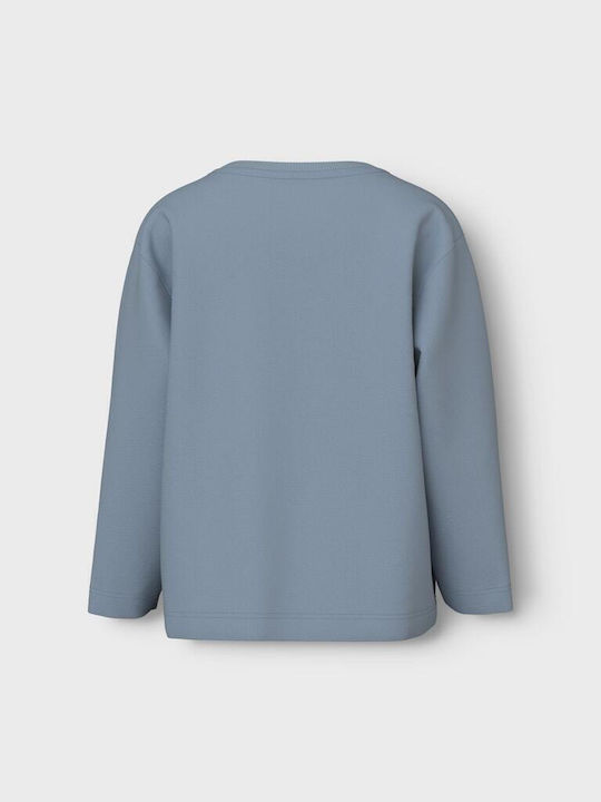 Kids Long-Sleeved Light Blue Blouse