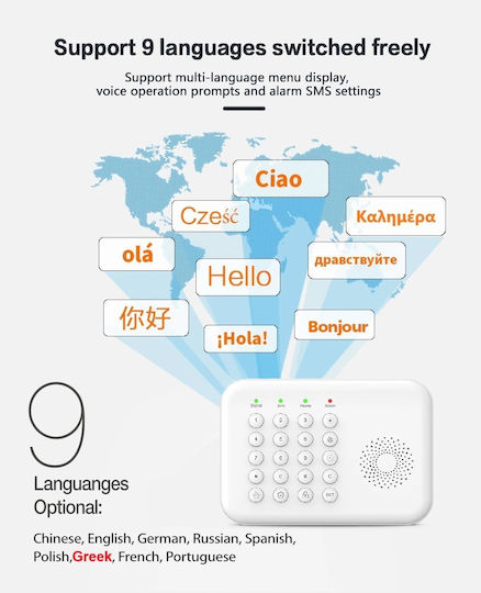 PGST Безжична Система за Аларма (Wi-Fi / Мобилен телефон)