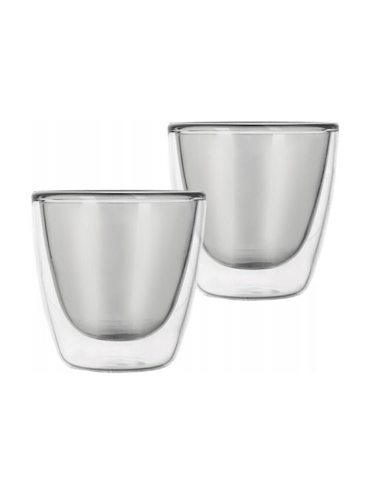Orion Mug Plastic Transparent 90ml 2pcs