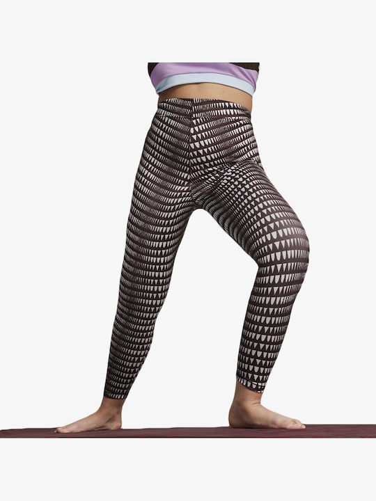 Women's Long Training Legging High Waisted Brown