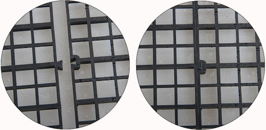 Epigasos Aquarium Divider Transparent 15x30cm Hole 1x1cm