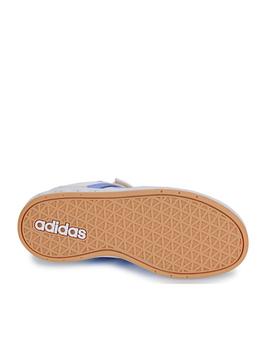 BREAKBASE Kids Sneakers with Scratch White