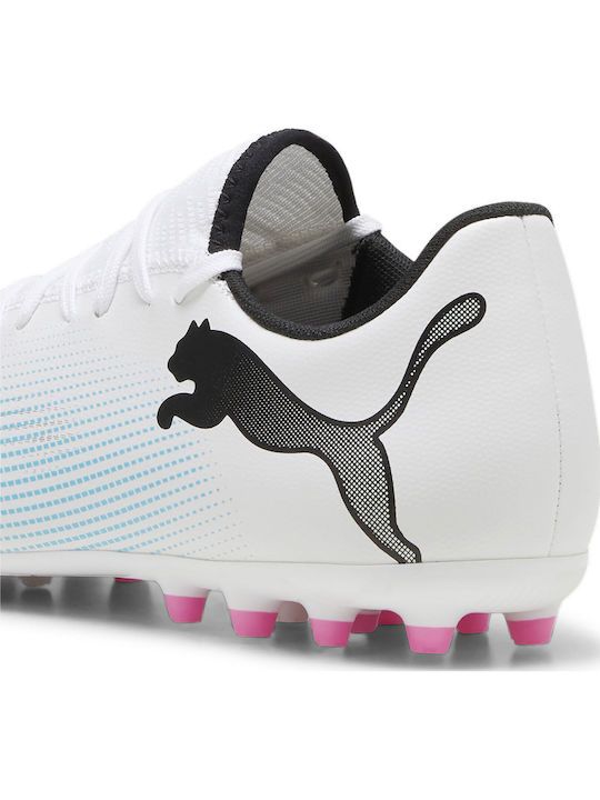PUMA Future 7 Play Football Shoes with Cleats White