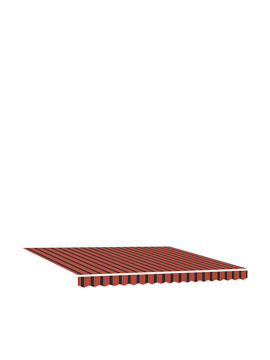 vidaXL Terrace Wall Tent Red 4x3cm