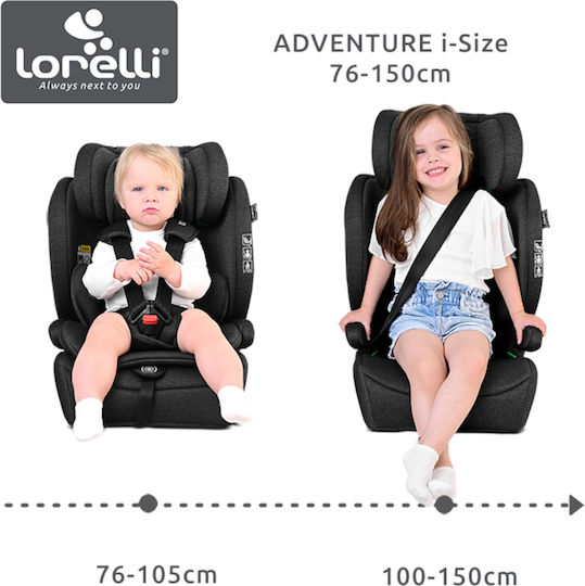 Lorelli Adventure Baby Car Seat i-Size Black 9-36 kg