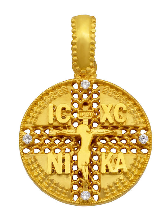 Savvas Design Charm Φυλαχτό από Χρυσό 14Κ
