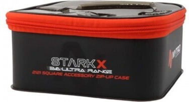 Nytro Starkx L Geantă Pentru Accesorii 24x24cm Material EVA Secțiune Pătrată Capac Transparent Cu Fermoar