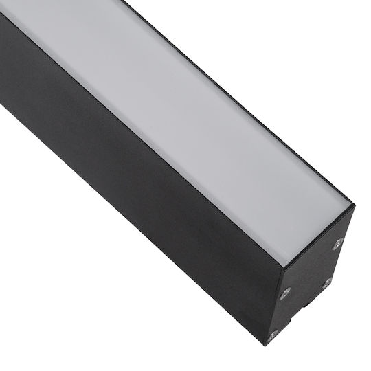 GloboStar Felix Commercial Linear LED Ceiling Light 54W Warm White IP20 Dimmable L120xY7cm