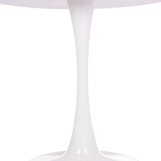 Brolin Rund Tisch Speisesaal Holz White 90x90x73cm