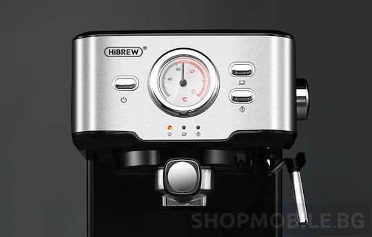 Hibrew H5 Μηχανή Espresso 1050W Πίεσης 20bar Ασημί