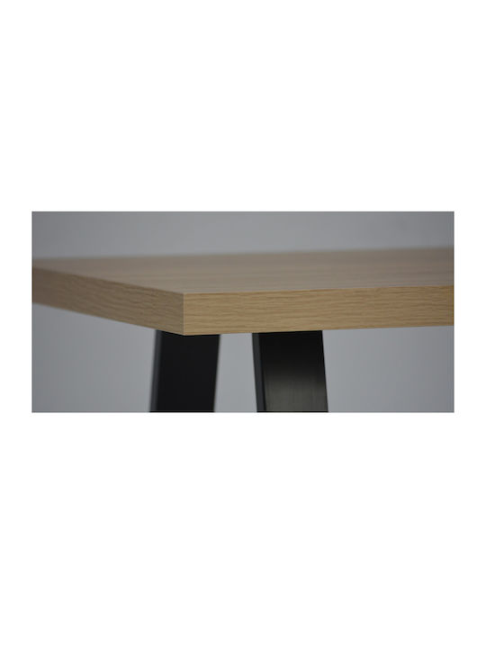 Ovale Beistelltisch Curve Aluminium Schwarz - Weiß M63,5xL52xH63,5cm
