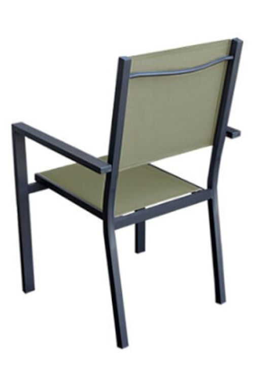 Madison Dining Room Set for Small Outdoor Spaces 3 Pieces Anthracite