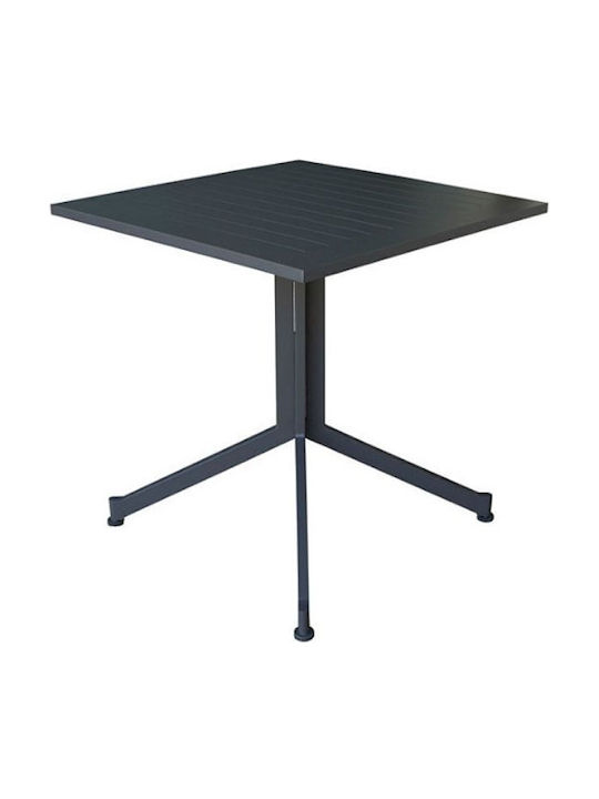 Madison Dining Room Set for Small Outdoor Spaces 3 Pieces Anthracite