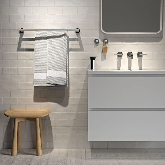 TIGER Single Wall-Mounted Bathroom Hook ​3.2x4.9cm Silver