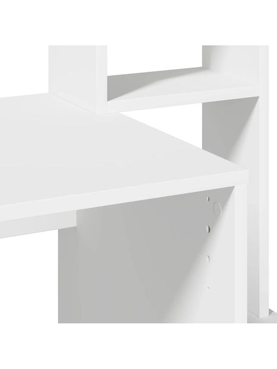 Computer Büro Holz White 100x45x140cm