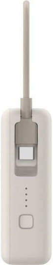 Xiaomi Power Bank 10000mAh 33W με Θύρα USB-A και Θύρα USB-C Μπεζ