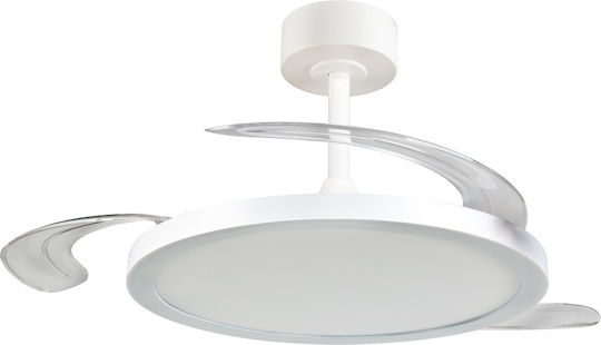 Trio Lighting Kasfjord 106cm Ceiling Fan with Light Fixture White