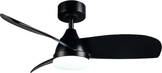 Trio Lighting Helsinki 90cm Mit Leuchte Schwarz