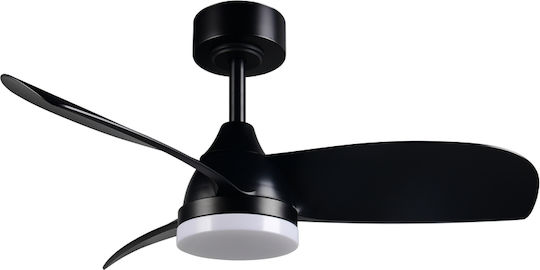 Trio Lighting Helsinki 90cm Mit Leuchte Schwarz