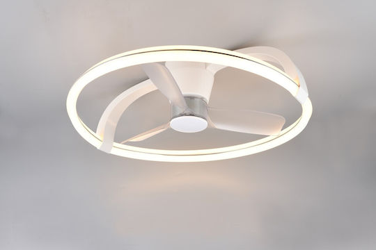 Trio Lighting Stockholm Plafonieră 73cm Cu Lentile De Mărire Albă