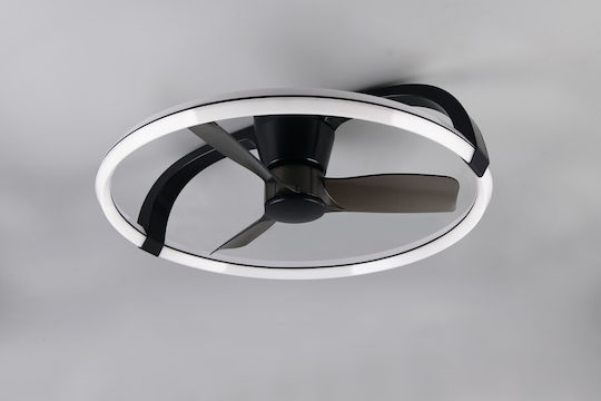 Trio Lighting Stockholm Deckenleuchte 73cm mit Leuchte Schwarz