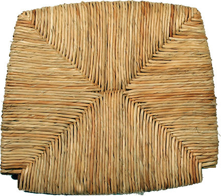 Karekla by Fragkoulakis Seat for Dining Room / Kitchen Chair Wicker 39x39x2.5cm Brown