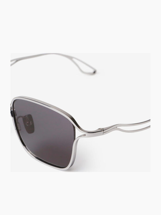 Projekt Produkt Sunglasses Silver with Metal Frame & Gray Lens