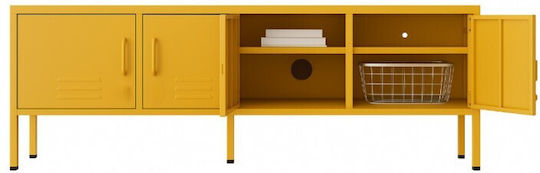 TV Stand Color Metal Mustard L160xW45xH55cm