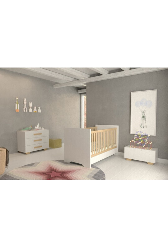Asterias Bebe Asterias Bebe Babybett und Wiege Natali Weiß
