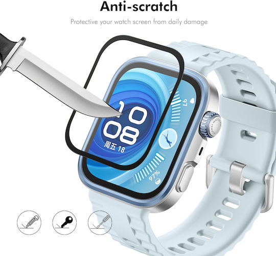Enkay Full Flexi Glass За Huawei Watch Fit 4 Pro Черен 2 Броя