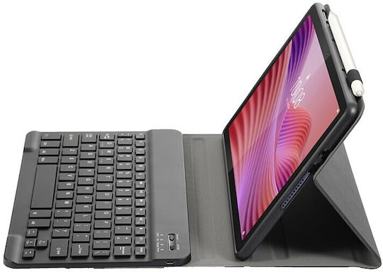 Bluetooth Klappdeckel in Englisch US Schwarz (Lenovo Tab 10.1 (2025) TB311XU)