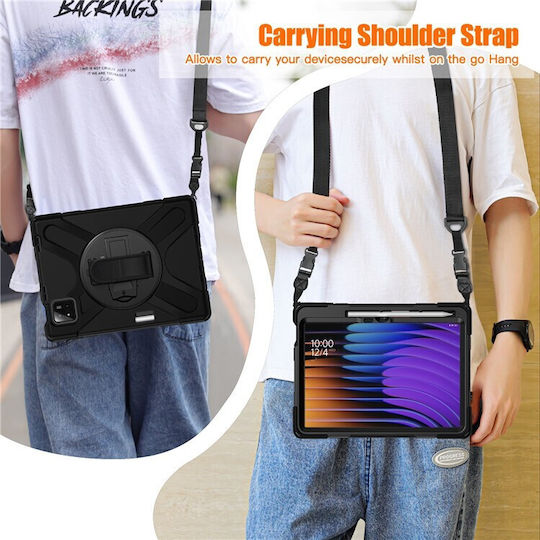 Solid 360 Flip Cover Μαύρη (Xiaomi Pad 7, Xiaomi Pad 7 Pro)